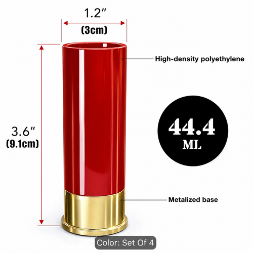 Shot gun shells shot glasses