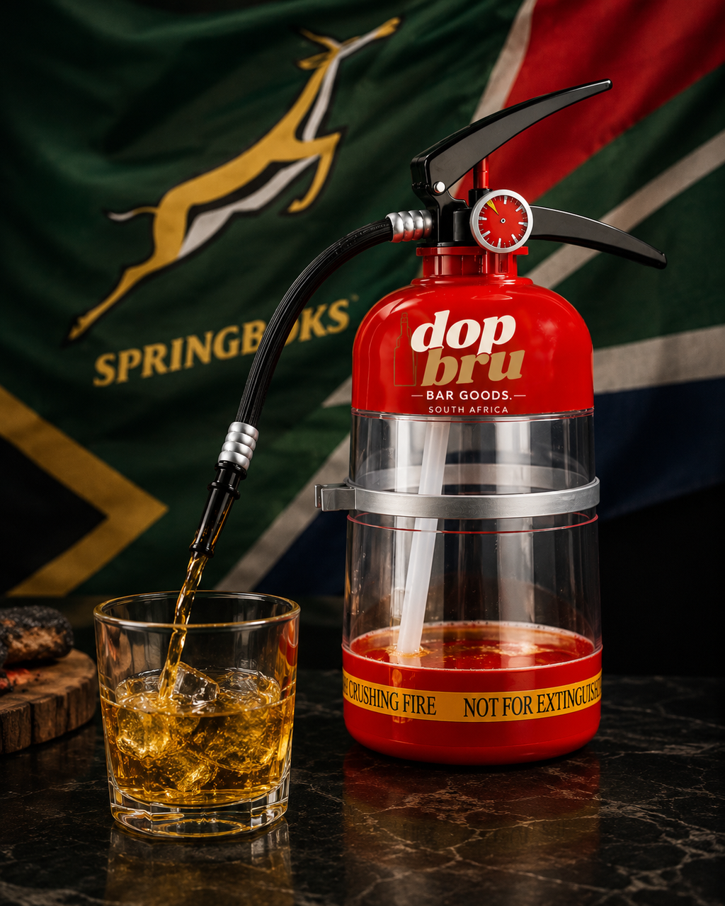 Dop bru dispenser