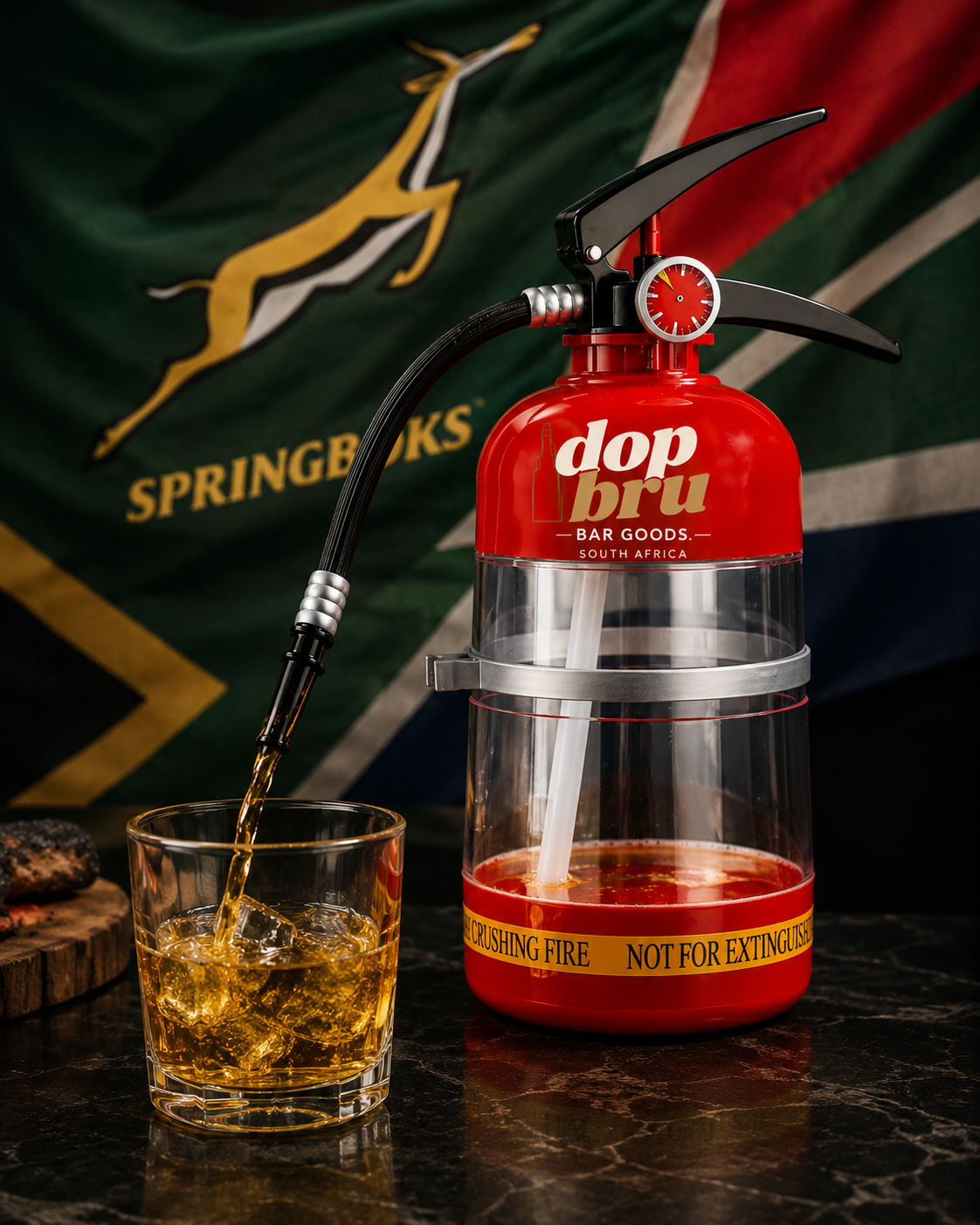 Dop bru dispenser